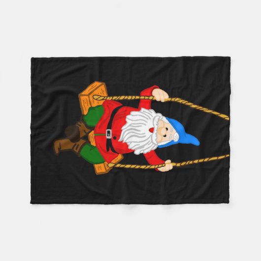 Ein schwinggartenGnome Fleecedecke (Vorderseite (Horizontal))