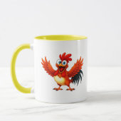 Ein Schwuler rührt seine Flügel. Tasse (Links)