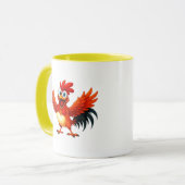 Ein Schwuler rührt seine Flügel. Tasse (Vorderseite Links)