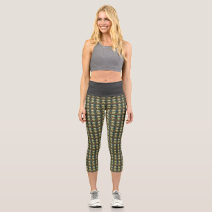 Ein Schwung in der Natur jagt die Blues weg Capri Leggings
