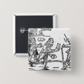 Ein Scotsman, der bei Charles I ansucht Button (Vorne & Hinten)