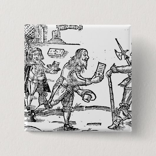 Ein Scotsman, der bei Charles I ansucht Button (Vorderseite)