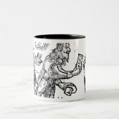 Ein Scotsman, der bei Charles I ansucht Zweifarbige Tasse (Mittel)