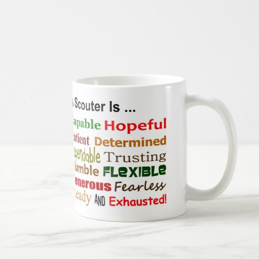 Ein Scouter ist… Kaffee-Tasse Kaffeetasse (Rechts)