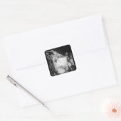 Ein Seefahrer der Küstenwache starb in seiner Schl Quadratischer Aufkleber (Umschlag)