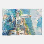 Ein Seehafen Geschirrtuch (Horizontal)
