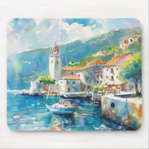 Ein Seehafen Mousepad