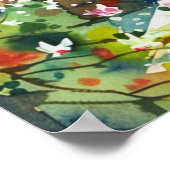 Ein Seehafen Poster (Ecke)