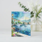 Ein Seehafen Postkarte (Stehend Vorderseite)