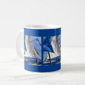Ein Seemann ist ein Künstler und sein Medium der W Kaffeetasse (Vorderseite Links)