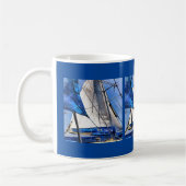 Ein Seemann ist ein Künstler und sein Medium der W Kaffeetasse (Links)