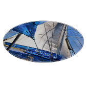 Ein Seemann ist ein Künstler und sein Medium der W Schneidebrett (Ecke)