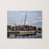 Ein Segelboot in Annapolis-Hafen Puzzle (Horizontal)