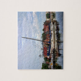 Ein Segelboot in Annapolis-Hafen Puzzle