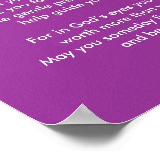 EIN SEGELN POSTER (Ecke)