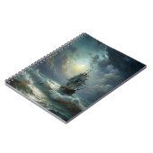 Ein Segelschiff im Meer Notizblock (Linke Seite)