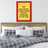 Ein Segen, Blagoslov Leinwanddruck (Insitu (Schlafzimmer))