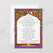 Ein Segen für Pfleger/ eine Flachkarte Dankeskarte (Vorne/Hinten)