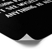 Ein Sehproblem Haben Lustiger Fauler Sarkastischer Poster (Ecke)