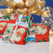 Ein sehr altes Weihnachtswrapping Paper