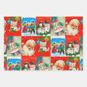 Ein sehr altmodisches Weihnachtsgeschirr Geschenkpapier Set (Vorderseite 3)