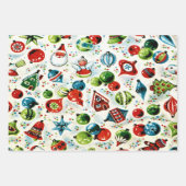 Ein sehr altmodisches Weihnachtsgeschirr Geschenkpapier Set (Vorderseite 3)