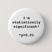 Ein sehr bedeutender Knopf Button (Vorderseite)