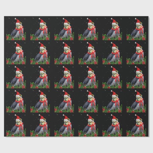 Ein sehr berüchtigtes Weihnachtswackelpapier Geschenkpapier (Flach)