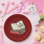 Ein sehr buchstäbliches Weihnachten Pappteller (Party)