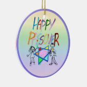 Ein sehr bunte Passahfest-Verzierungen Keramikornament (Rechts)