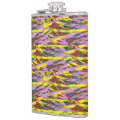 ein sehr buntes Muster mit viel unterschiedlichem  Flachmann (Links)