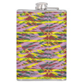 ein sehr buntes Muster mit viel unterschiedlichem  Flachmann (Rückseite)