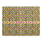 ein sehr buntes Muster mit viel unterschiedlichem  Kalender (Titelbild)