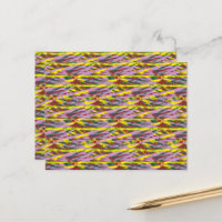 ein sehr buntes Muster mit viel unterschiedlichem 