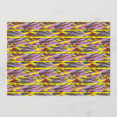 ein sehr buntes Muster mit viel unterschiedlichem Programm (Vorderseite)