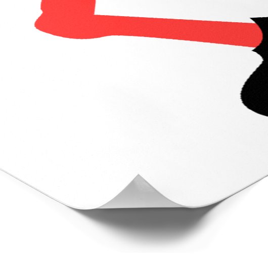 ein sehr debonares Weiner-Poster Poster (Ecke)