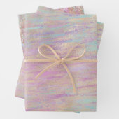 Ein sehr einsames Sparkle Glitzy Gold Weihnachten Geschenkpapier Set (Beispiel)