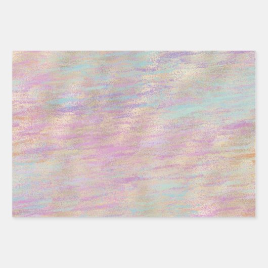 Ein sehr einsames Sparkle Glitzy Gold Weihnachten Geschenkpapier Set (Vorderseite)