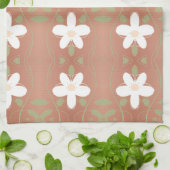 Ein sehr Extravagantes Teetuch mit Honigbraun Küchentuch (Gefaltet)