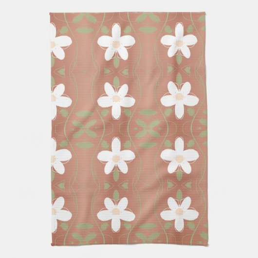 Ein sehr Extravagantes Teetuch mit Honigbraun Küchentuch (Vertikal)