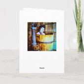 Ein sehr frohe Weihnacht-klassischer Feiertagskarte (Rückseite)