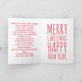 Ein sehr frohe Weihnachten (Innenseite)