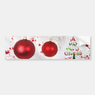 Ein sehr frohe Weihnachten Autoaufkleber