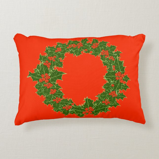 Ein sehr frohe Weihnachten Dekokissen (Vorderseite)