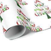 Ein sehr frohe Weihnachten Geschenkpapier (Rolleneckpunkt)