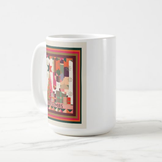 Ein sehr frohe Weihnachten Kaffeetasse (Vorderseite Links)