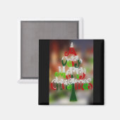 Ein sehr frohe Weihnachten Magnet (Vorderseite/Rückseite)