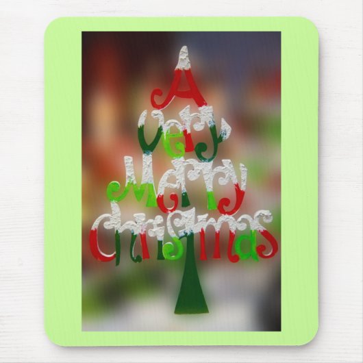Ein sehr frohe Weihnachten Mousepad (Vorne)