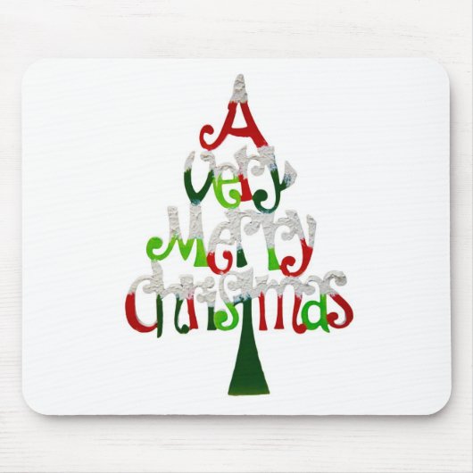 Ein sehr frohe Weihnachten Mousepad (Vorne)