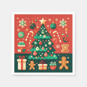 Ein sehr frohe Weihnachten Serviette (Vorderseite)